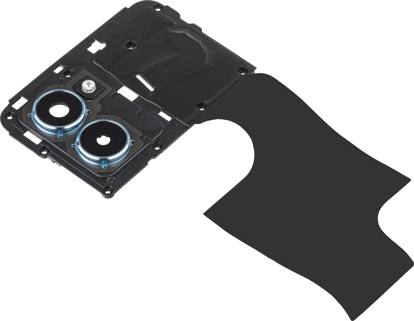 Staklo zadnje kamere - Blic - Unutrašnji okvir HMD Pulse Pro, sa okvirom, Srebrni, Service Pack 286954408