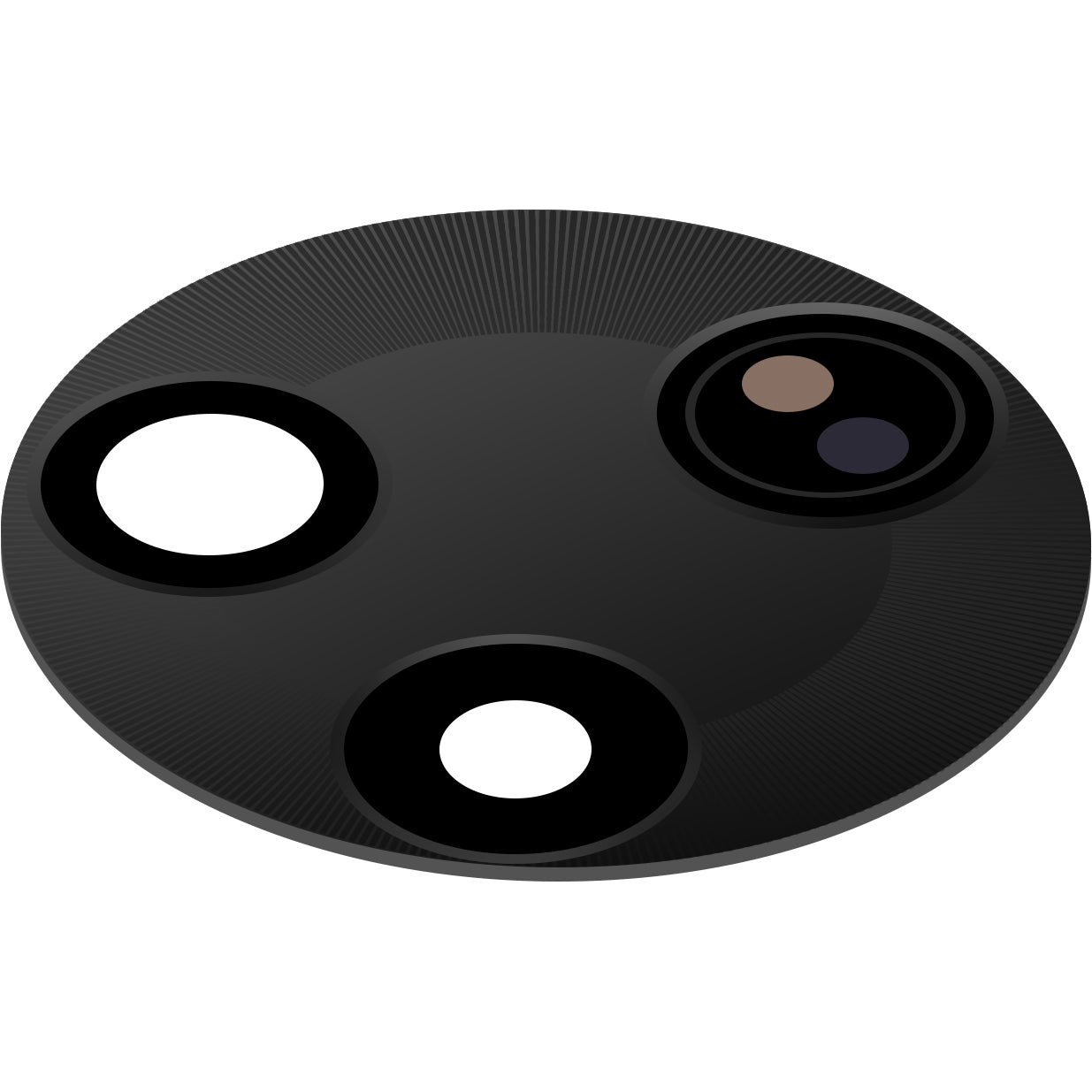 Staklo zadnje kamere Xiaomi Poco F7 Pro, crno