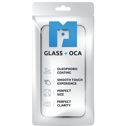 Staklo Ekrana + OCA MP kompatibilno sa Apple iPhone 16 Pro, Crno