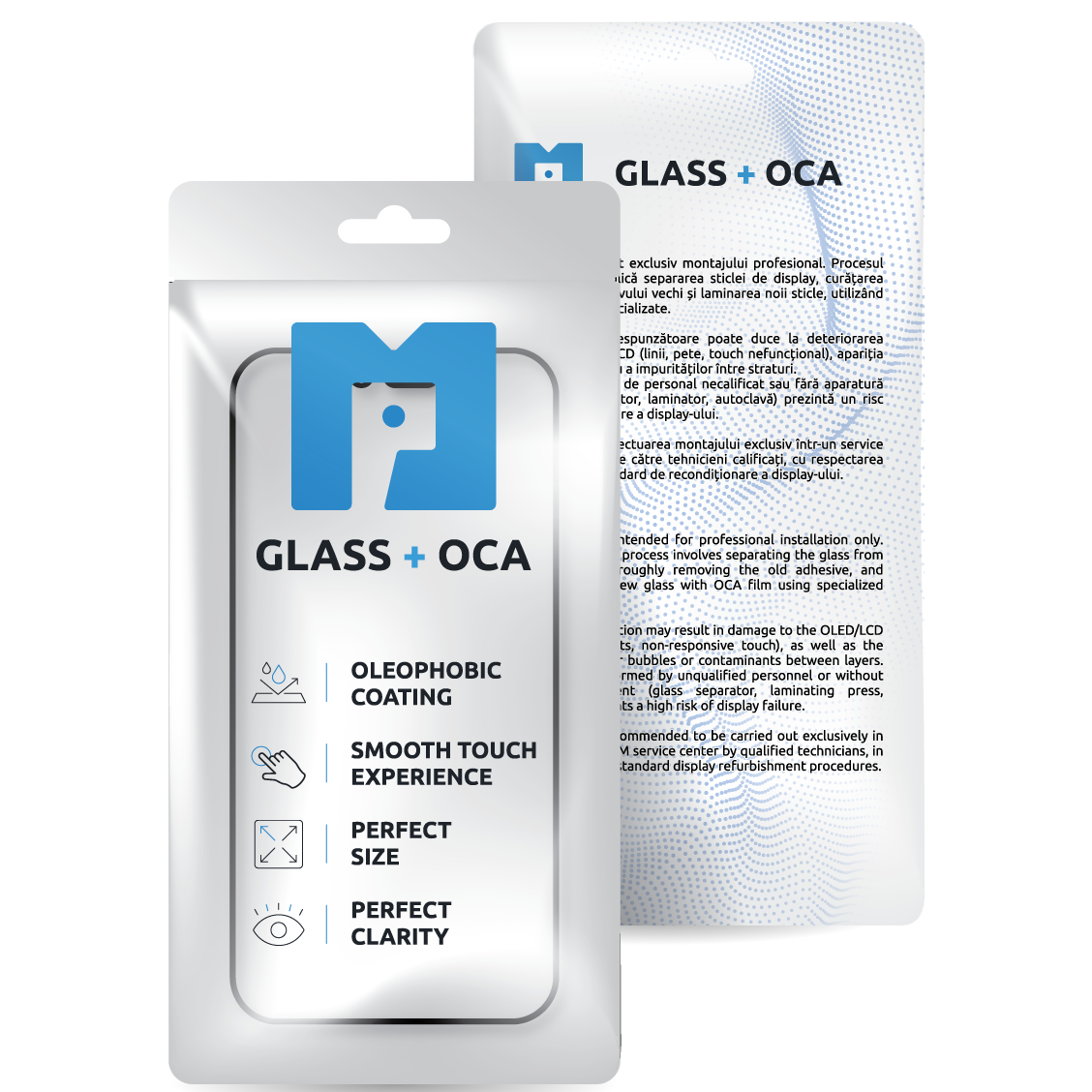 Staklo Ekrana + OCA MP kompatibilno sa Apple iPhone XS / X, Crno