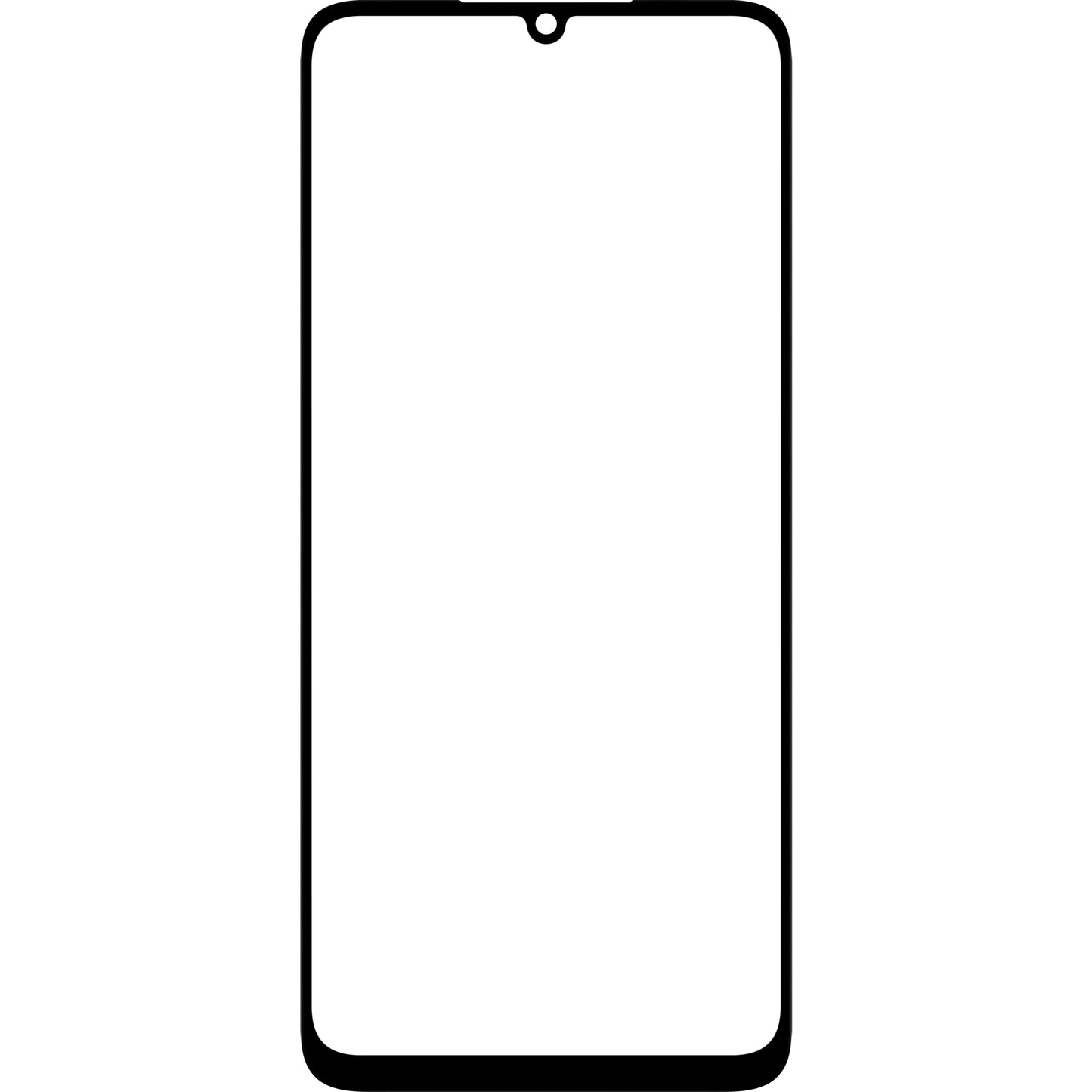 Staklo ekrana + OCA Forward Shield za Samsung Galaxy A05 A055, Crna