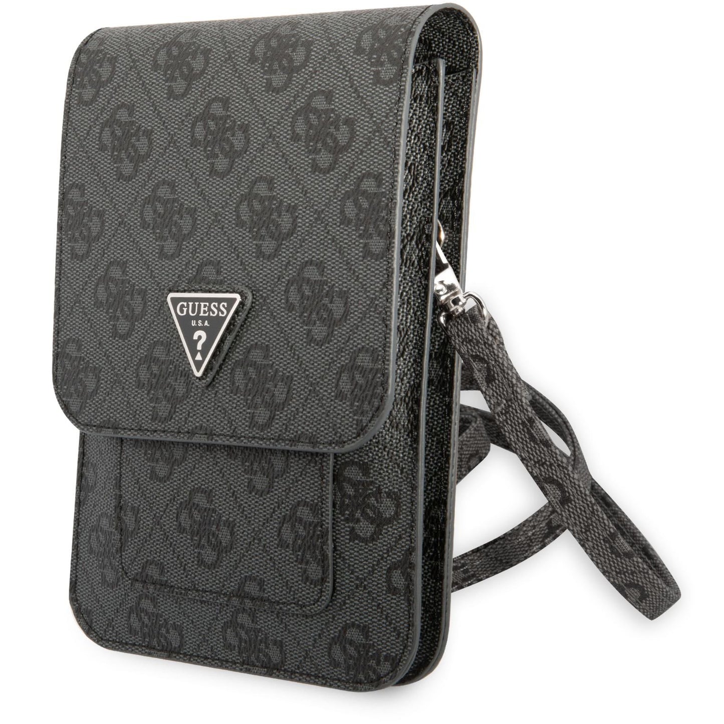 Univerzalna Torba za Telefon, Guess, 4G Triangle Logo, Crna