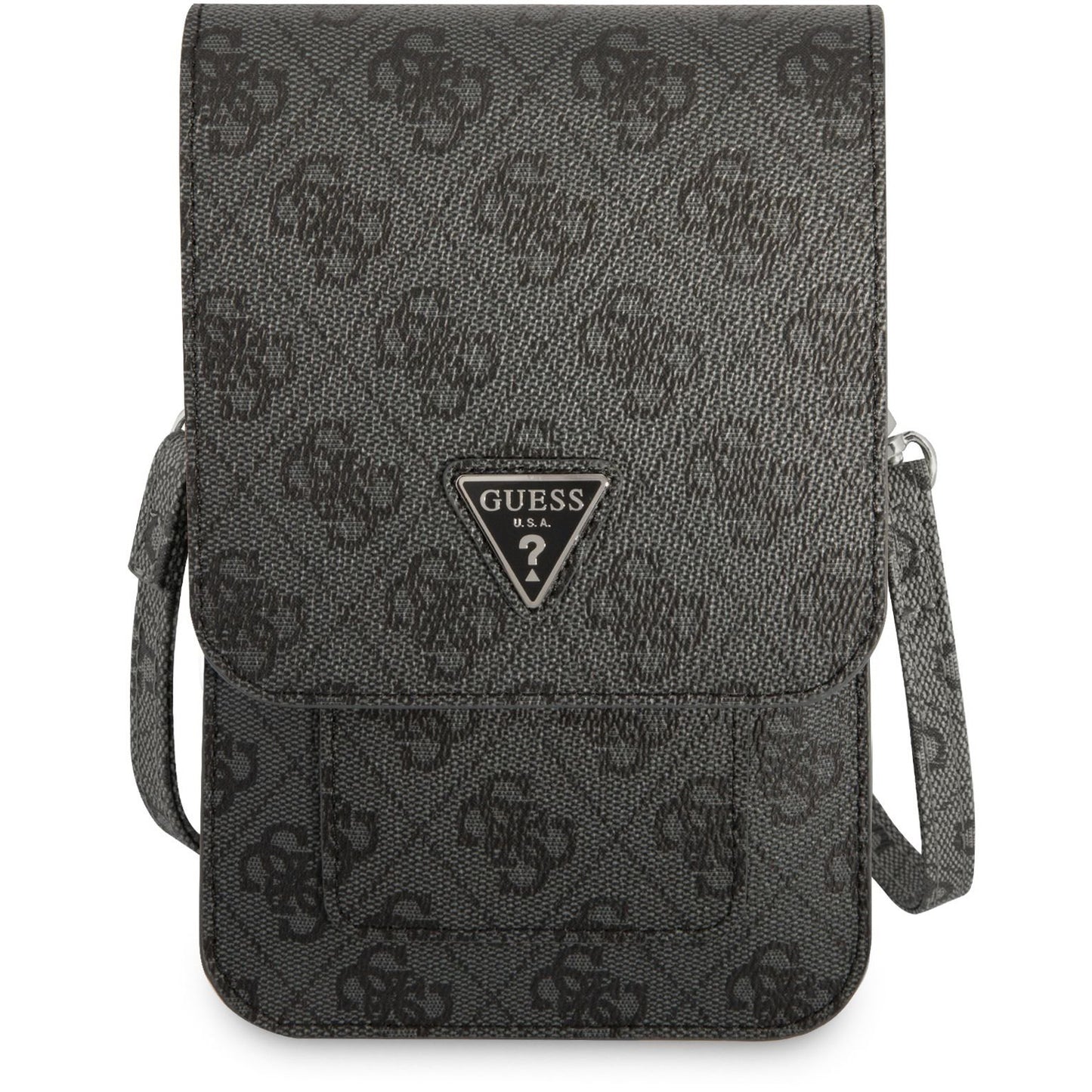 Univerzalna Torba za Telefon, Guess, 4G Triangle Logo, Crna