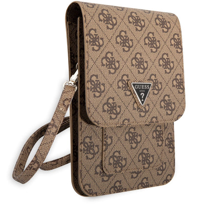 Univerzalna torba za telefon, Guess, 4G Triangle Logo, Braon