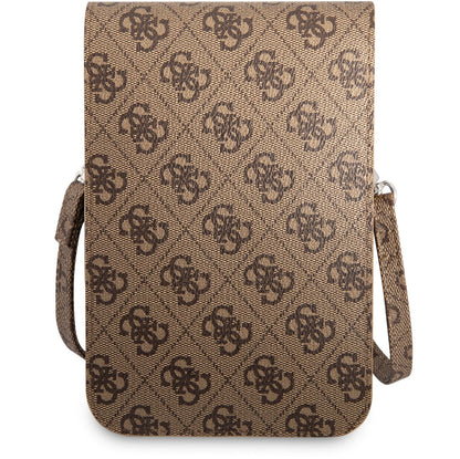 Univerzalna torba za telefon, Guess, 4G Triangle Logo, Braon