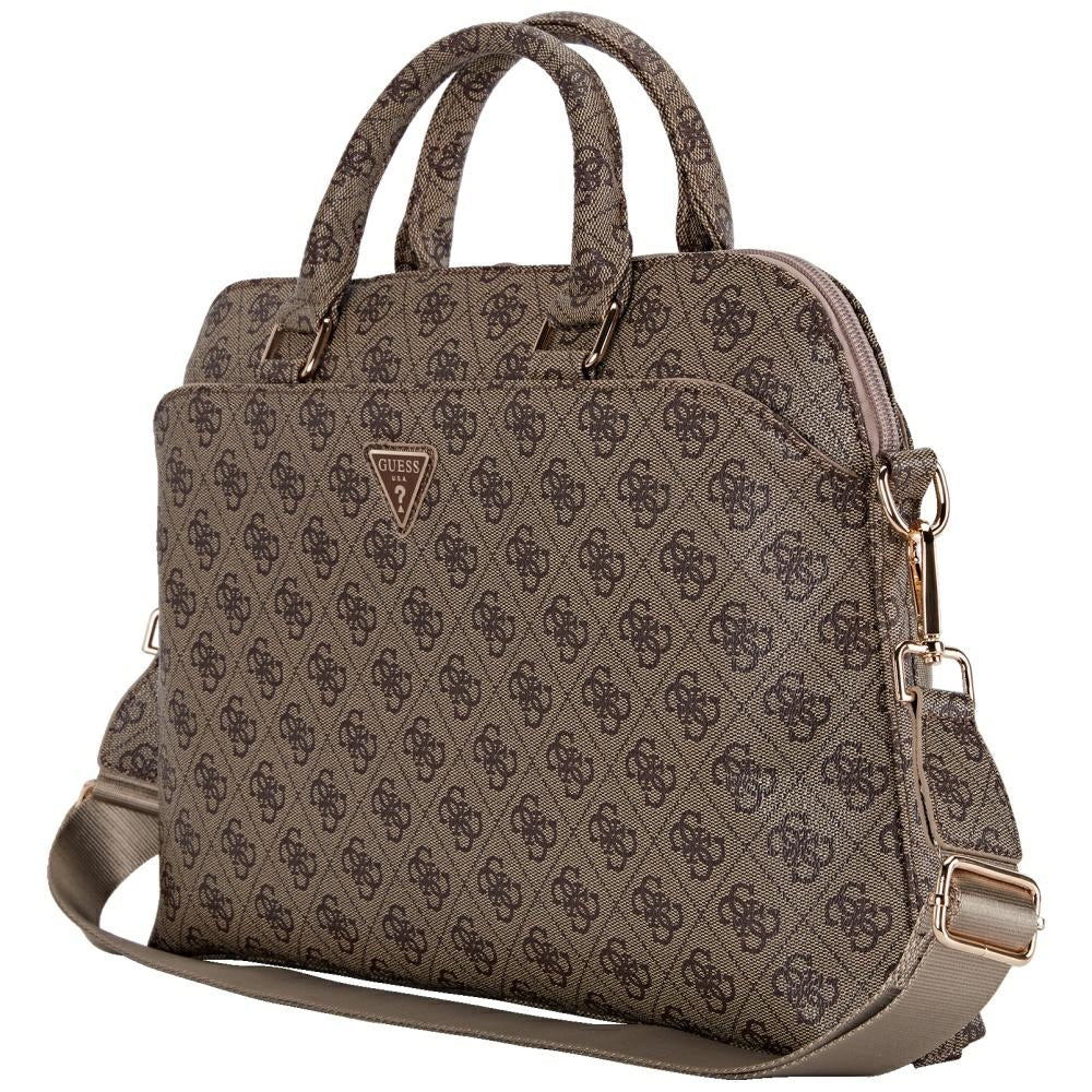 Tašna Guess 4G Triangle Logo za Laptop 15inch, Braon