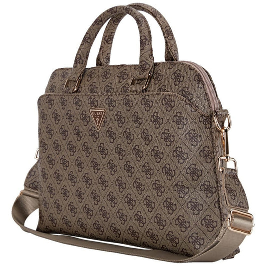 Tašna Guess 4G Triangle Logo za Laptop 15inch, Braon