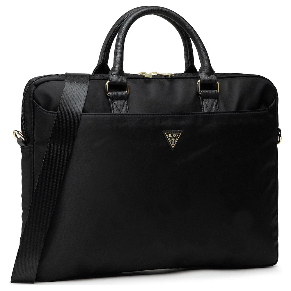 Guess Triangle Logo torba za laptop 16 inča, crna