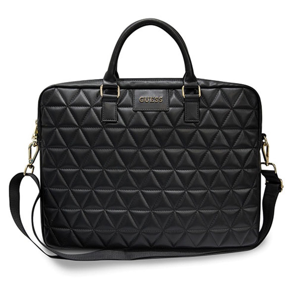 Torba Guess Quilted za laptop od 15 inča, crna