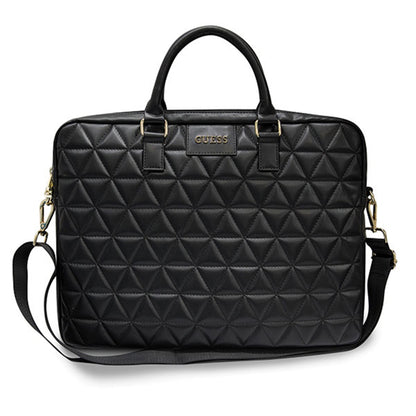 Torba Guess Quilted za laptop od 15 inča, crna