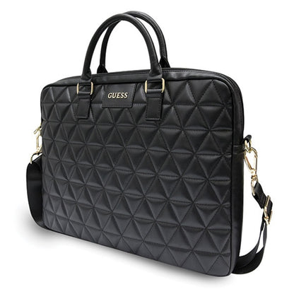 Torba Guess Quilted za laptop od 15 inča, crna