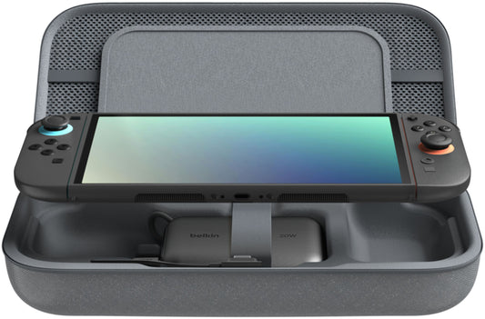 Torba za zaštitu Belkin Charging za konzolu Nintendo Switch 2 / Switch / Switch OLED, Siva ENA001hqCH-V2