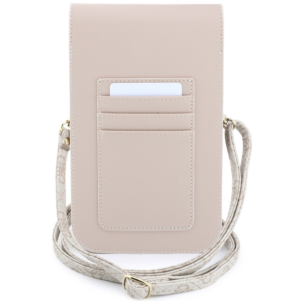 Univerzalna torbica za telefon, Guess, 4G Grained Classic Logo, Roze