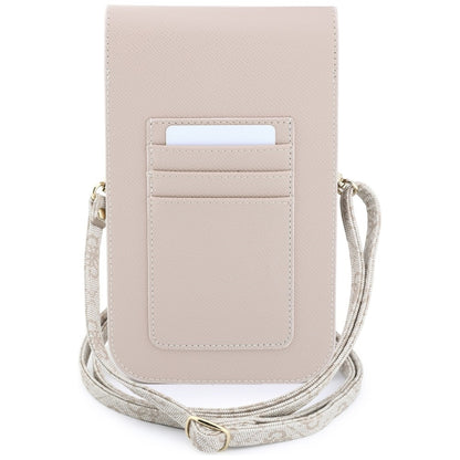 Univerzalna torbica za telefon, Guess, 4G Grained Classic Logo, Roze