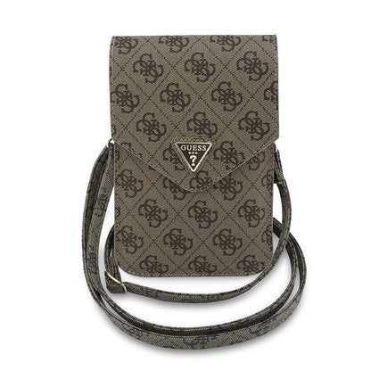 Univerzalna torba za telefon, Guess, Fliptok Triangle 4G, Braon