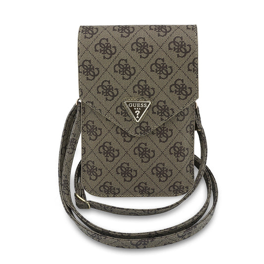 Univerzalna torba za telefon, Guess, Fliptok Triangle 4G, Braon