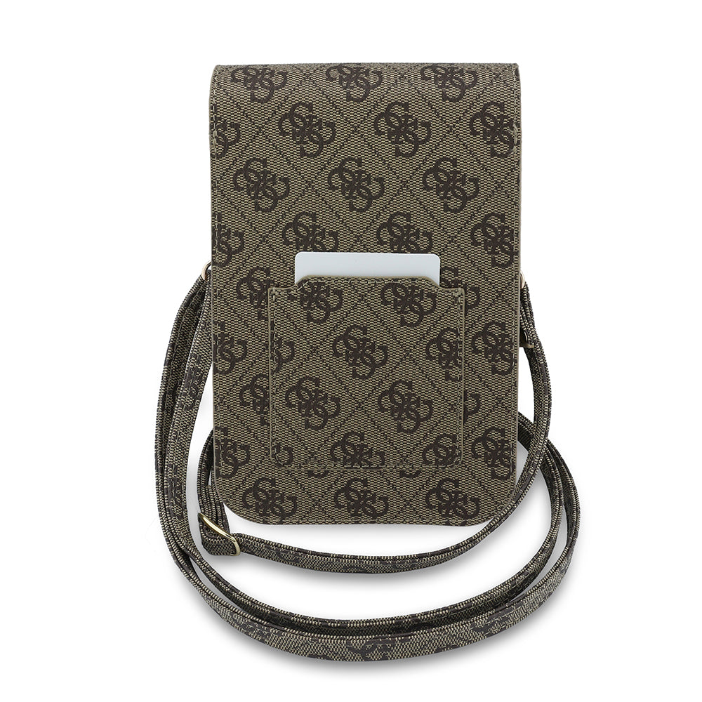 Univerzalna torba za telefon, Guess, Fliptok Triangle 4G, Braon