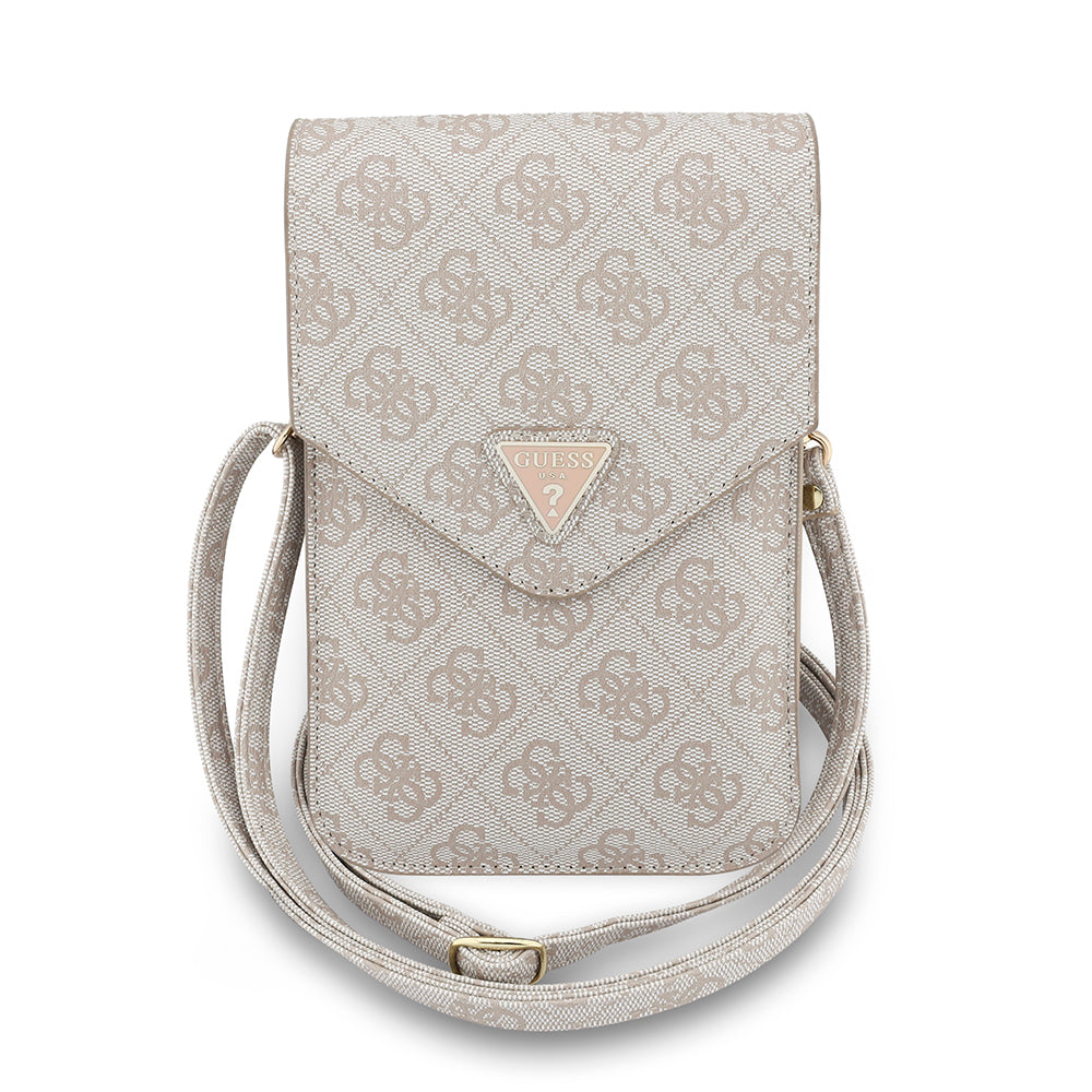 Univerzalna torba za telefon, Guess, Fliptok Triangle 4G, Roze