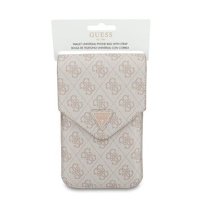 Univerzalna torba za telefon, Guess, Fliptok Triangle 4G, Roze