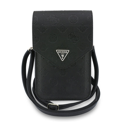 Univerzalna torba za telefon, Guess, Grained Peony, Crna
