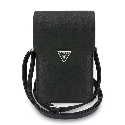Univerzalna torba za telefon, Guess, Grained Peony, Crna