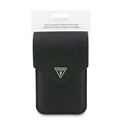 Univerzalna torba za telefon, Guess, Grained Peony, Crna