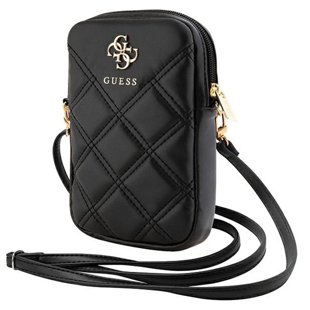 Torba Univerzalna za Telefon, Guess, Quilted 4G, Crna