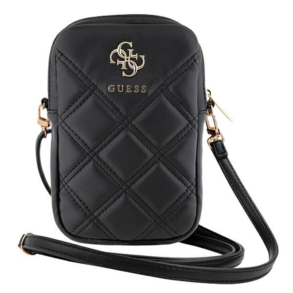 Torba Univerzalna za Telefon, Guess, Quilted 4G, Crna