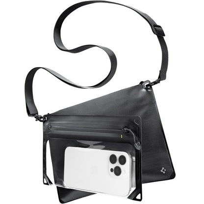 Torba i Univerzalna Vodootporna Futrola Spigen Crossbag, Crna AMP09746