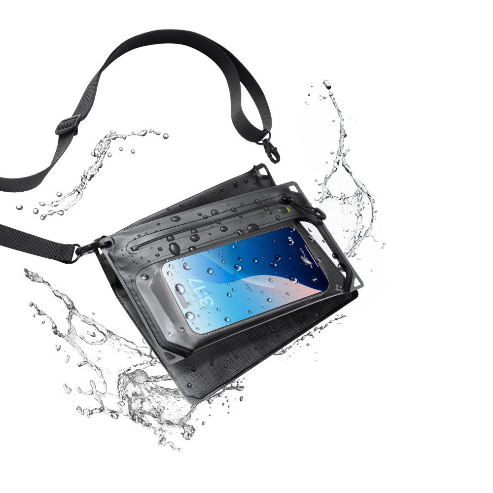 Torba i Univerzalna Vodootporna Futrola Spigen Crossbag, Crna AMP09746