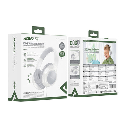Handsfree 3.5mm Acefast H18 Kids, Siva