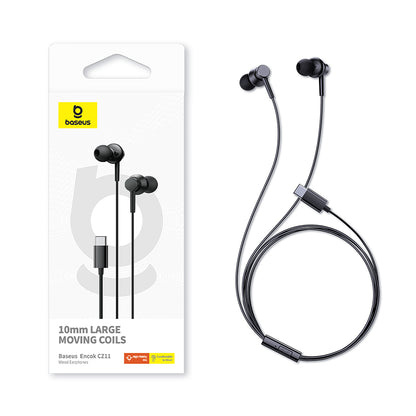 Handsfree USB-C Baseus Encok CZ11, Crni A00164300113-Z1