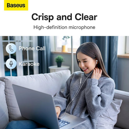 Handsfree 3.5mm Baseus Encok H18, Beli