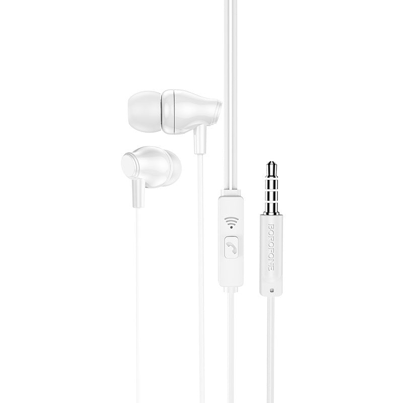 Handsfree 3.5mm Borofone BM61 Wanderer, Bijeli