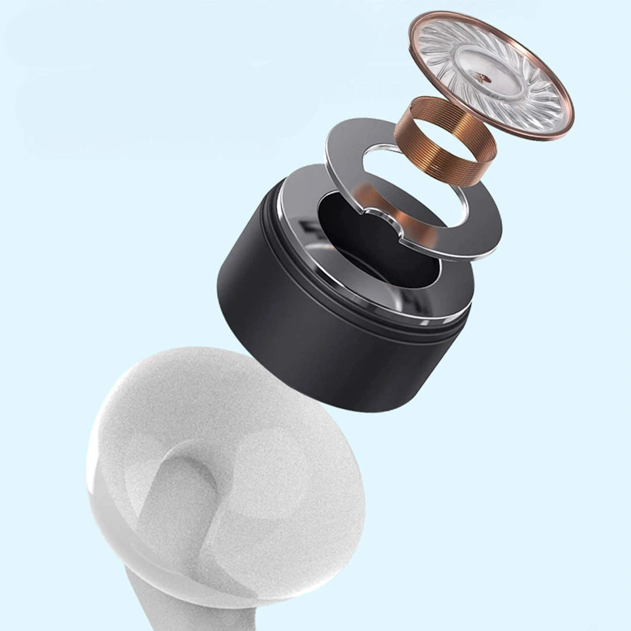 Handsfree 3.5mm Dudao X3+, Bela