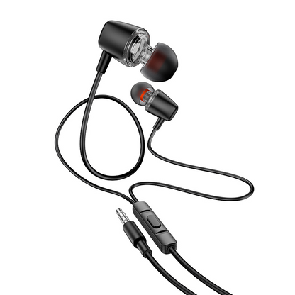Handsfree 3.5 mm HOCO M107, crna боја