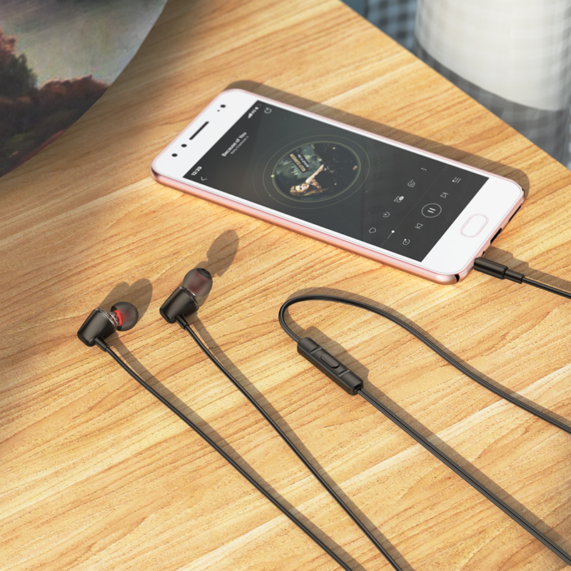 Handsfree 3.5 mm HOCO M107, crna боја