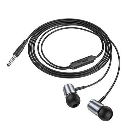 Handsfree 3.5mm HOCO M108, Sivi
