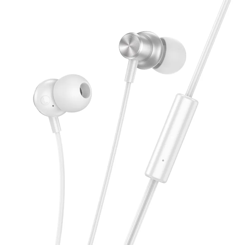Handsfree 3.5mm HOCO M110, Srebrni