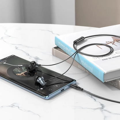 Handsfree 3.5mm HOCO M110, Siva