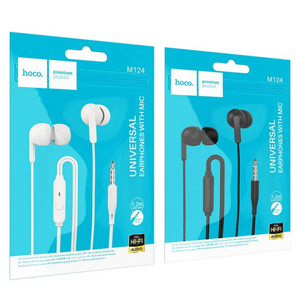Handsfree 3.5mm HOCO M124, Crni