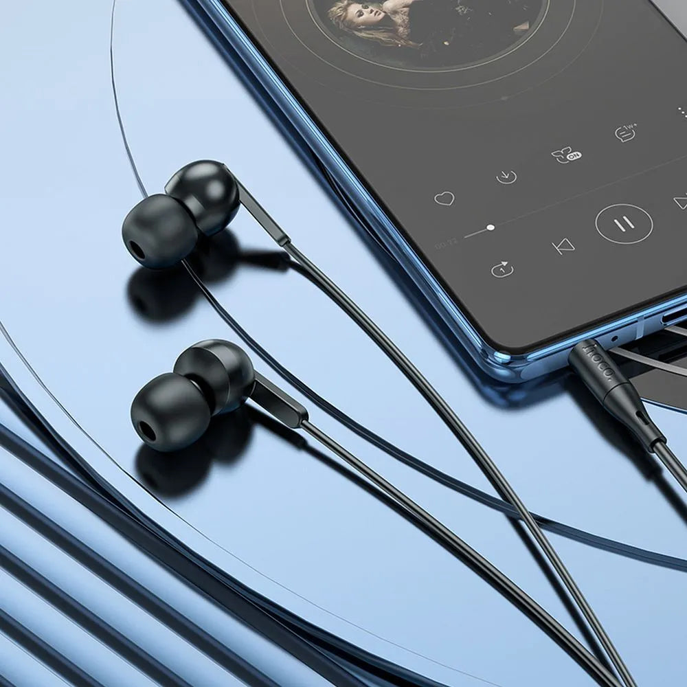 Handsfree 3.5mm HOCO M124, Crni