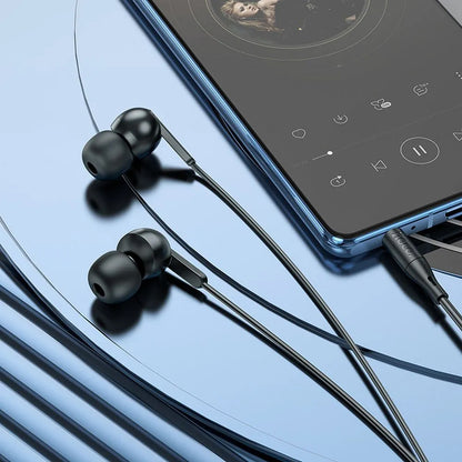 Handsfree 3.5mm HOCO M124, Crni