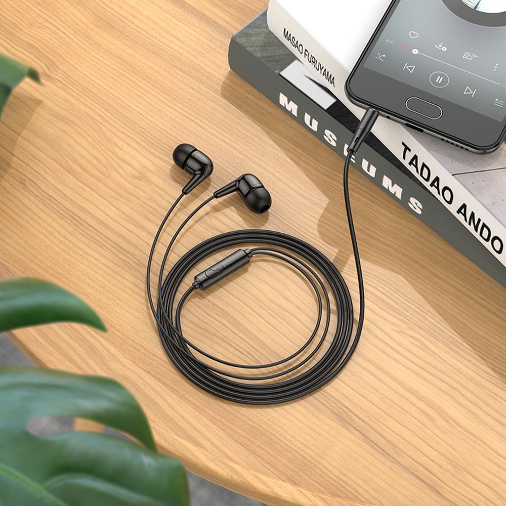 Handsfree 3.5mm HOCO M97, Crni