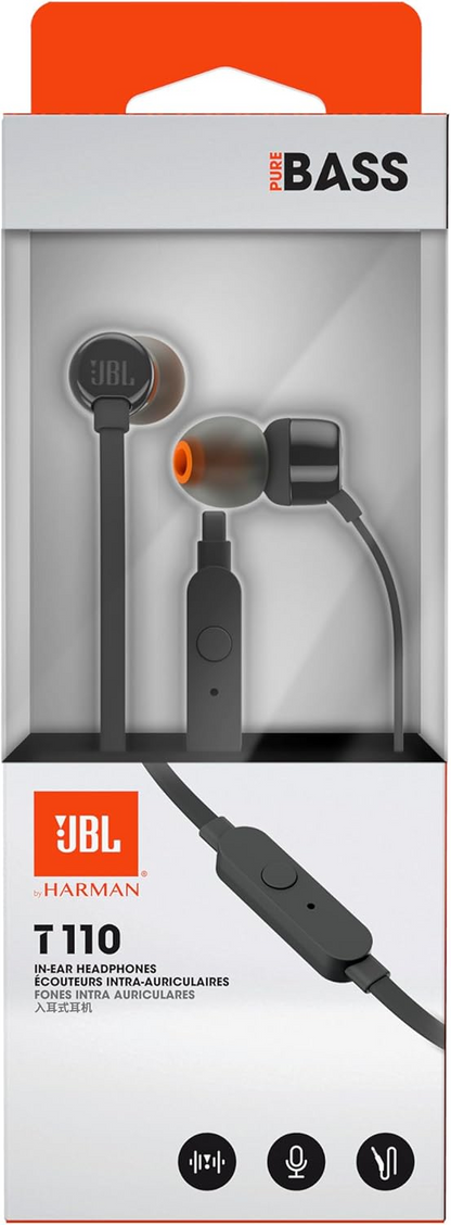 Handsfree 3.5mm JBL T110, Crni JBLT110BLK