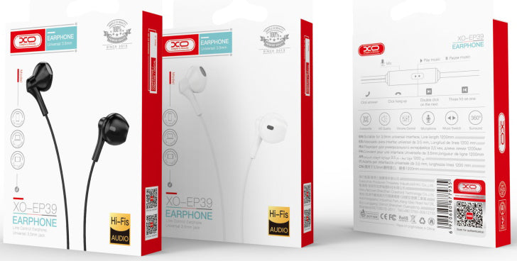 Handsfree 3.5mm XO Design EP39, Beli