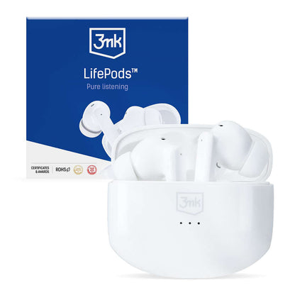 Handsfree Bluetooth 3MK LIFEPODS, TWS, ANC, Bela