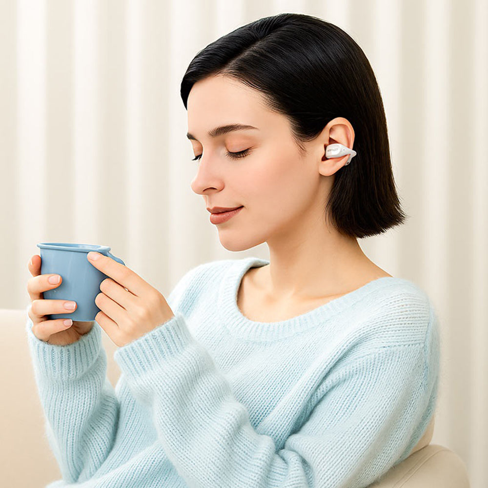 Handsfree Bluetooth Acefast Aceclip Pro, TWS, Crna