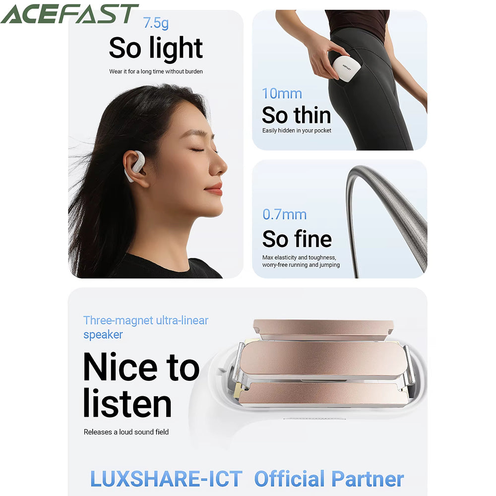 Handsfree Bluetooth Acefast FA002, TWS, Beli