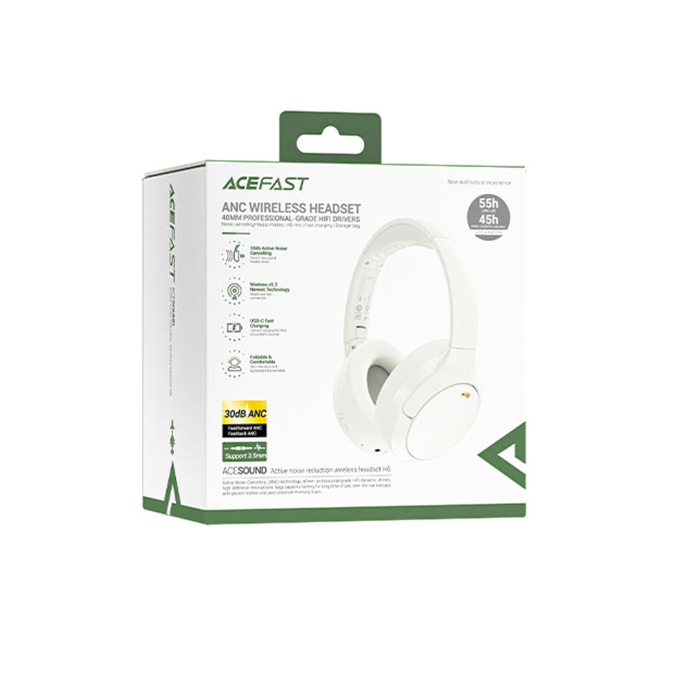 Handsfree Bluetooth Acefast H6, A2DP, ANC, Beli